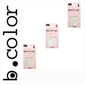 B•Color Gold Metallic Nail Decals Bundle